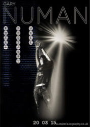 Gary Numan London Venue Poster 2015